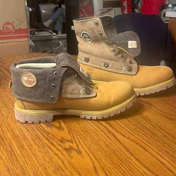 Timberland Other - Timberland men’s, 13 M and wheat color, reversible boots. New with tags and box.